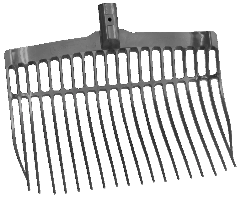 Kunststof Mestvork zonder Steel, Grijs, 41 x 36 x 11 cm – Vplast