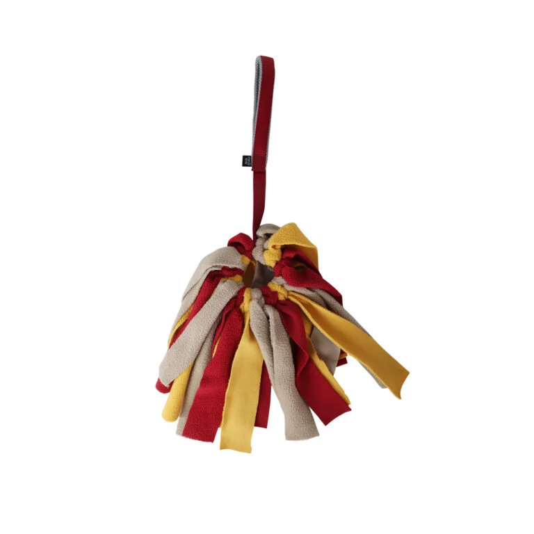 Trekspeeltje voor Honden met Fleece – Minus One Fleece Dog Tug Toy Mop