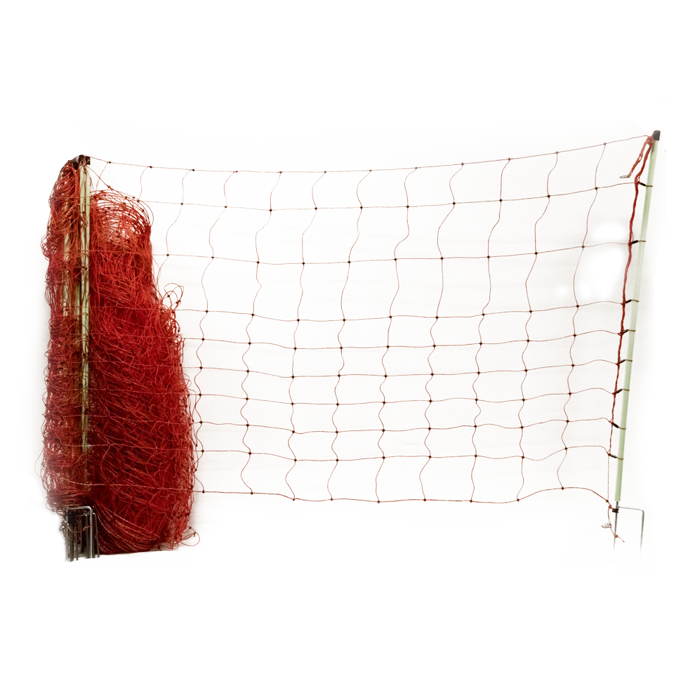 Wolfwerend Afrasteringsnet met Dubbele Spikes, 145 cm Hoog, 50 m – Euro-Netz Wolf Jumbo - Afbeelding 1