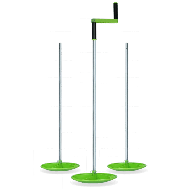 Schapennethaspel voor Afrasteringen tot 125 cm, 3 Stangen en 1 Zwengel – Twist Butler
