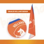 Hondenbandana Oranje L voor Koningsdag – Holland Oranje Bandana - Afbeelding 3