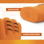 Hondenspeeltje in Handschoenvorm van Latex, Oranje – Holland WK Handschoen - Afbeelding 5