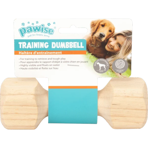 Apporteerhalter van Eikenhout, 17 cm – Pawise Wooden retrieving dumbbell S