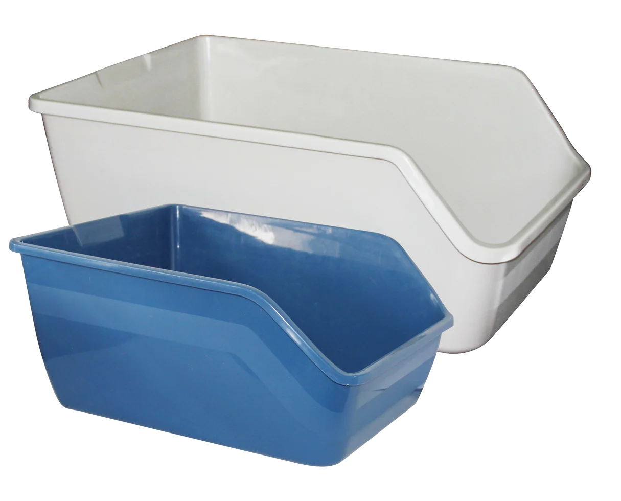 Kattenbak met Hoge Rand S, 47 x 38 x 21 cm – Pawise High-back Litter pan S - Afbeelding 2