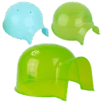 Knaagdierhuisje van Plastic, 30 x 26 x 17 cm – Pawise Plastic Castle L - Afbeelding 4