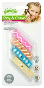 Knaagdiersnoepjes voor Konijnen en Cavia's, 6 cm – Pawise Play & Chew Mineral Candy