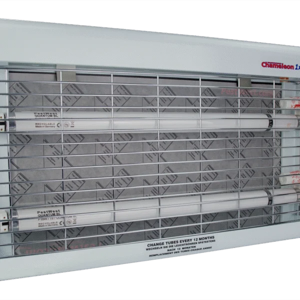 Vliegenlamp voor Wandmontage met Lijmplaat, Wit – PestWest Chameleon 1x2