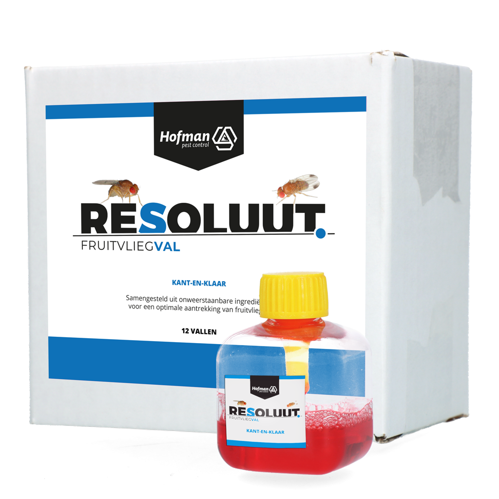 Fruitvliegvallen voor Binnen, 12 Stuks, 20 ml per Val – Resoluut