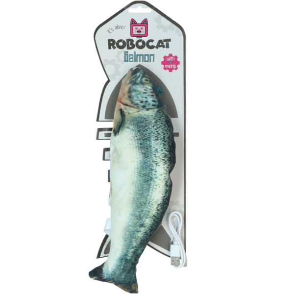 Speelvis voor Katten met MADNIP, Bewegend, 30 cm – Robocat Fish