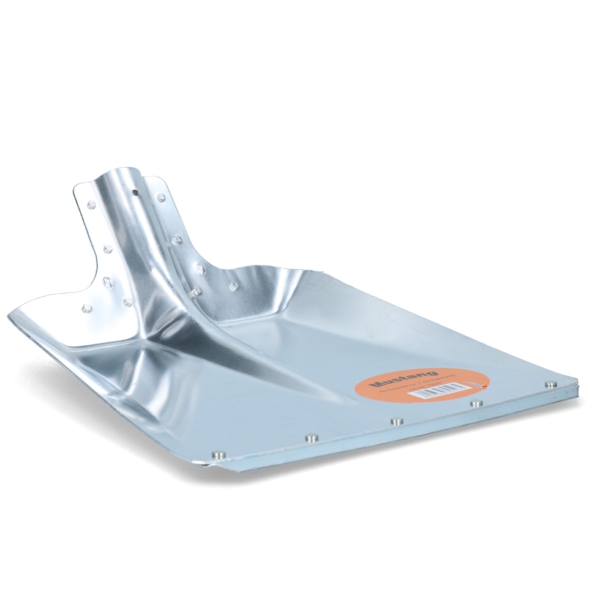 Aluminium Schop met Stalen Slijtstrip, 33 cm Breed, zonder Steel – Mustang