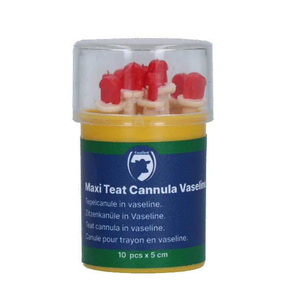 Tepelcanule in Vaseline, 50 mm, 10 Stuks – Excellent Maxi Tepelcanule