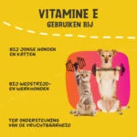 Supplementpoeder voor Honden en Katten met Vitamine E en Selenium, 250 g – Excellent Pets Vitamin E+ - Afbeelding 6