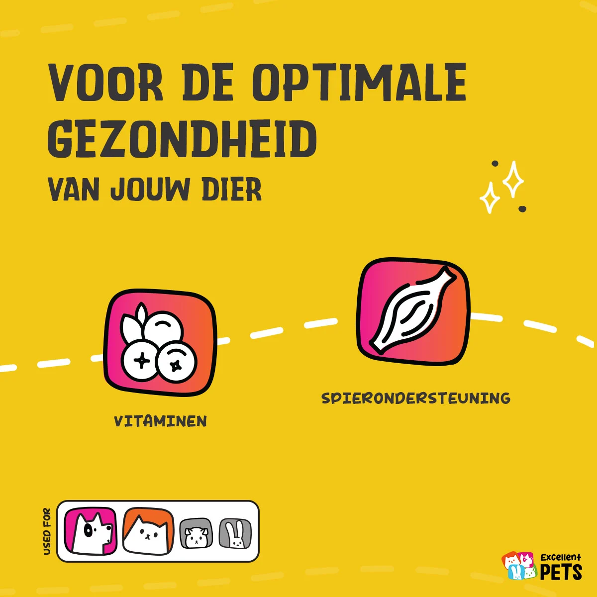 Supplementpoeder voor Honden en Katten met Vitamine E en Selenium, 250 g – Excellent Pets Vitamin E+ - Afbeelding 3