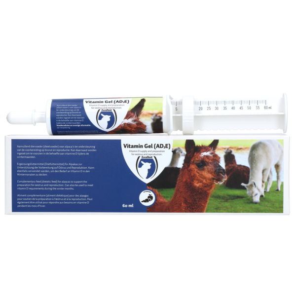 Vitaminegel voor Alpaca’s met A, D3 en E, 60 ml – Excellent Vitamine Gel