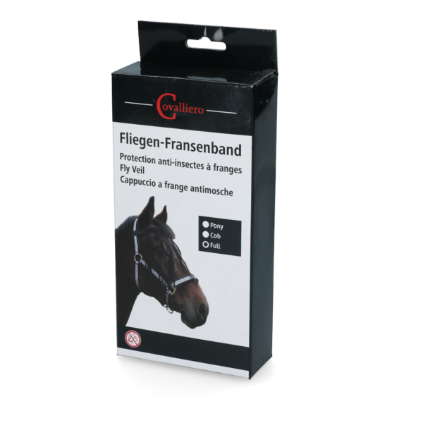 Vliegenfrontriem voor Paarden met Klittenbandsluiting, Maat Full Full