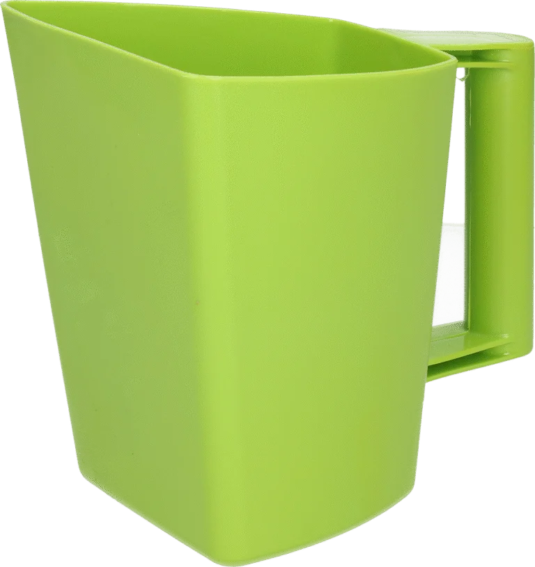 Voerschep van Kunststof met Inhoudsaanduiding, 2 l, Groen – Vplast Plus