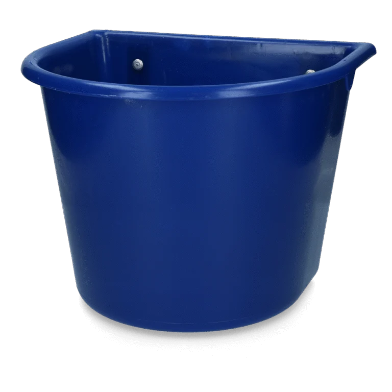Ophangbare Voerbak met Haken, 15 l, Donkerblauw – Vplast
