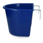Ophangbare Voerbak met Haken, 15 l, Donkerblauw – Vplast - Afbeelding 2