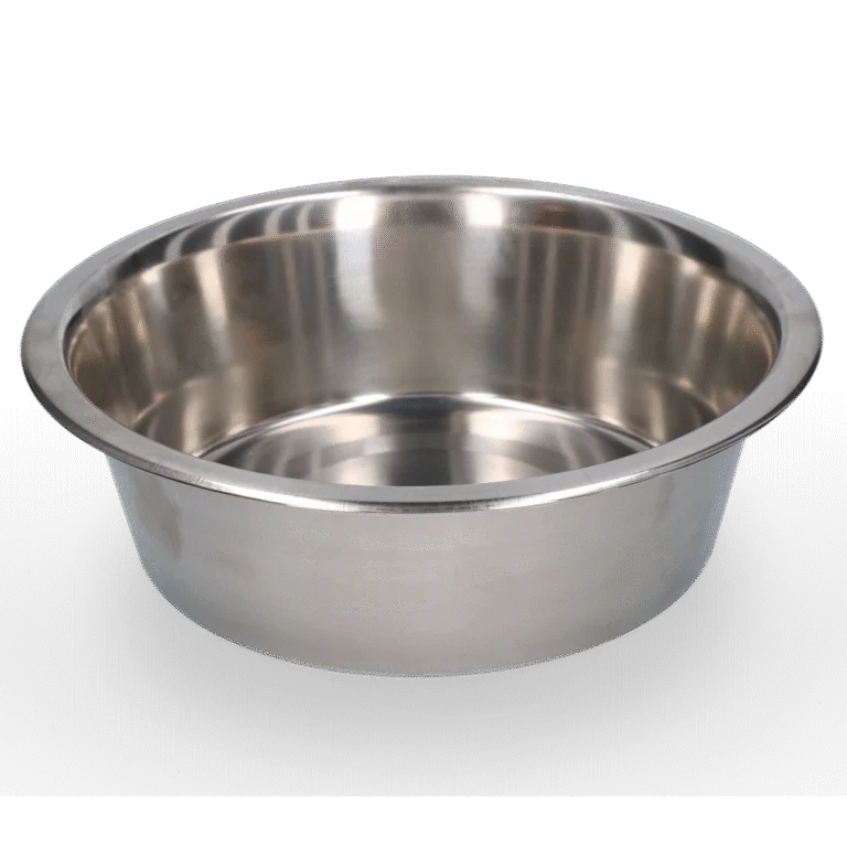 Hondenvoerbak en Drinkbak van RVS, Ø 28 cm