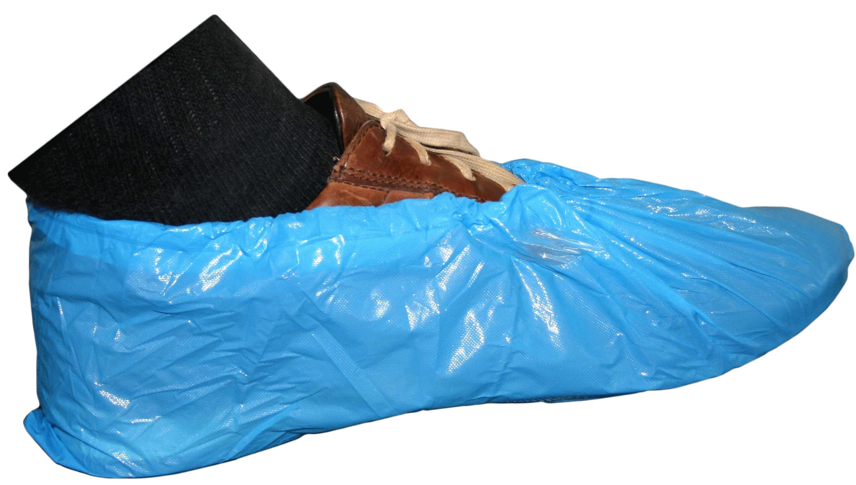 Wegwerp Overschoenen Blauw 36 x 15 cm, 50 Paar Wegwerp Overschoenen Blauw 36 x 15 cm, 50 Paar