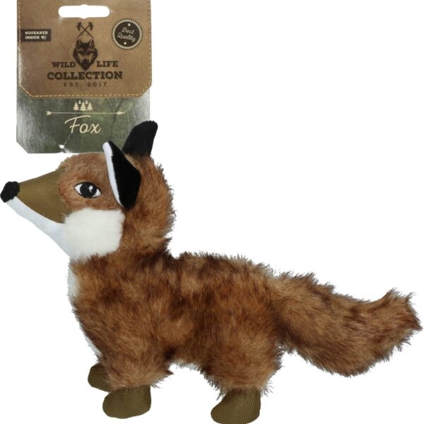 Hondenknuffel van Zacht Pluche – Wild Life Collection Wild Life Dog Vos