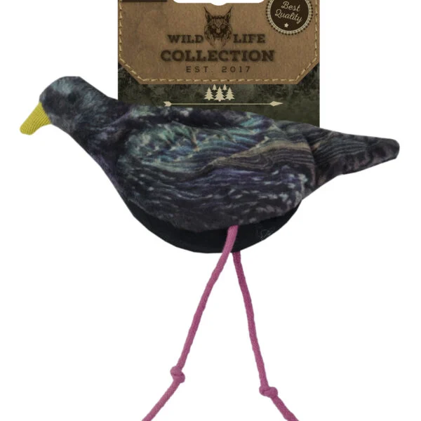 Kattenspeelvogel Spreeuw met Kattenkruid – Wild Life Collection Cat Spreeuw