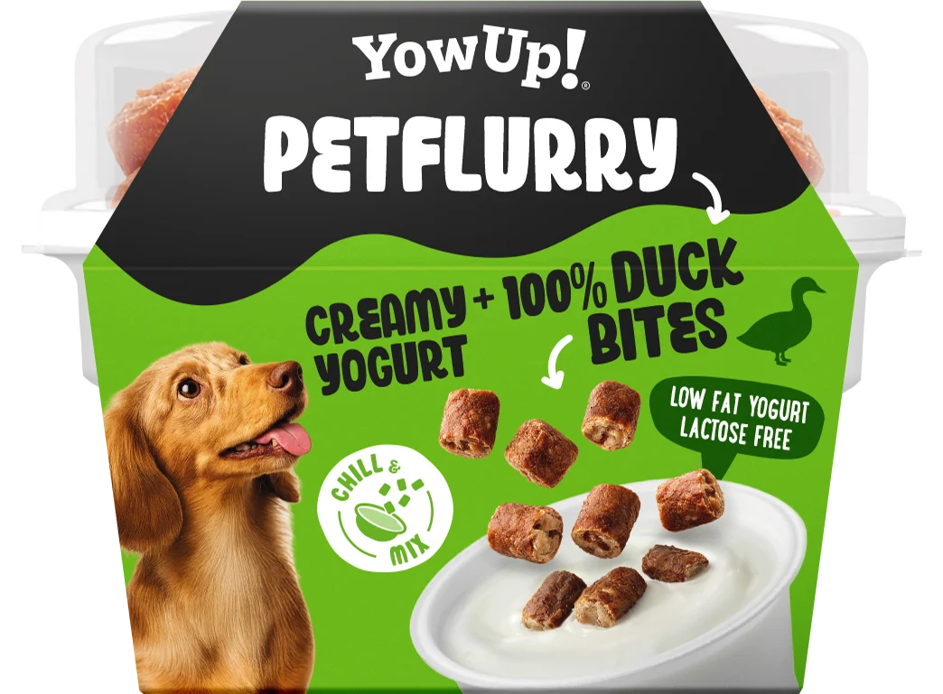 Hondensnack met Eend, Romig – YowUp! PetFlurry - Afbeelding 1