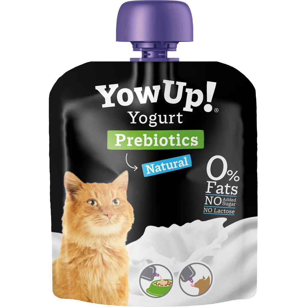 Kattenyoghurt met Prebiotica, Lactosevrij – YowUp! Yoghurt Cats Natural Prebiotics - Afbeelding 1