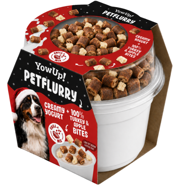 Hondensnack met Kalkoen en Appel – YowUp! PetFlurry Turkey & Apple Bites “Christmas edition 2026”