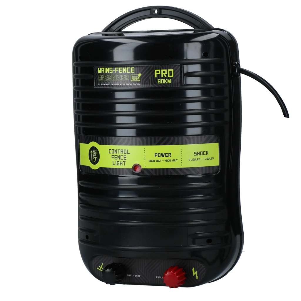 Schrikdraadapparaat op Netstroom – ZoneGuard Energizer Pro 80 km - Afbeelding 2