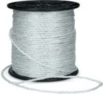 Schrikkoord 6 mm Wit met 6 RVS Draden, 200 m – ZoneGuard Basic - Afbeelding 2