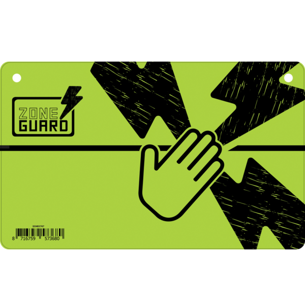 Waarschuwingsbord Gevaar: Schrikdraad – ZoneGuard