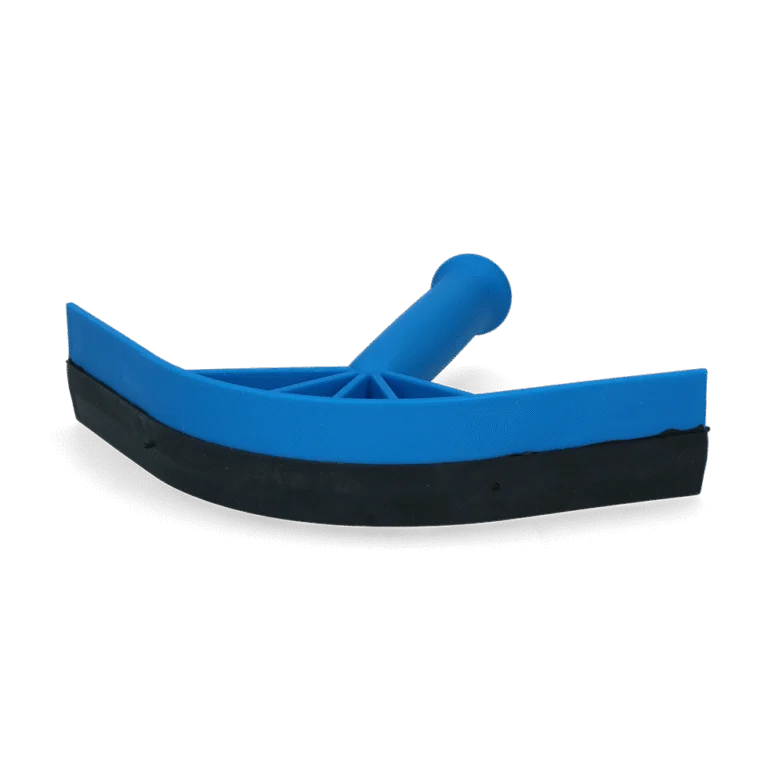 Zweetschraper voor Paarden Eenhandig Blauw – Vplast